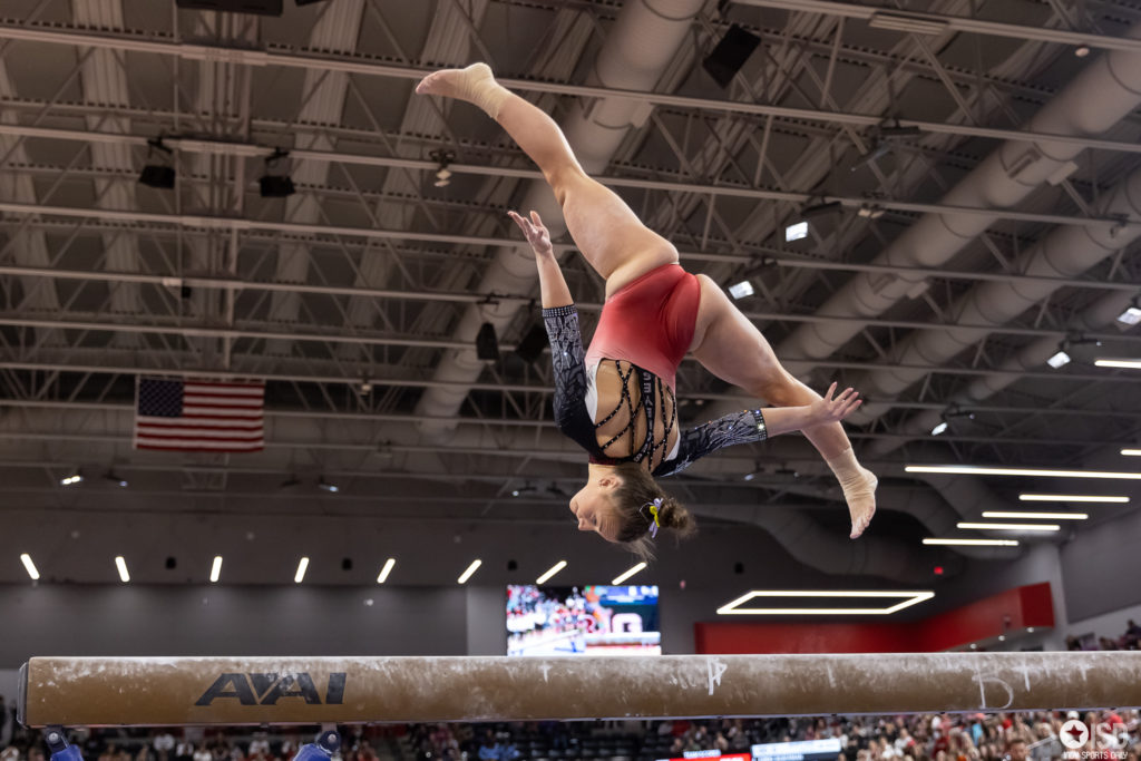 ohio-state-women-s-gymnastics-remains-undefeated-at-home-with-a-record-day-on-beam